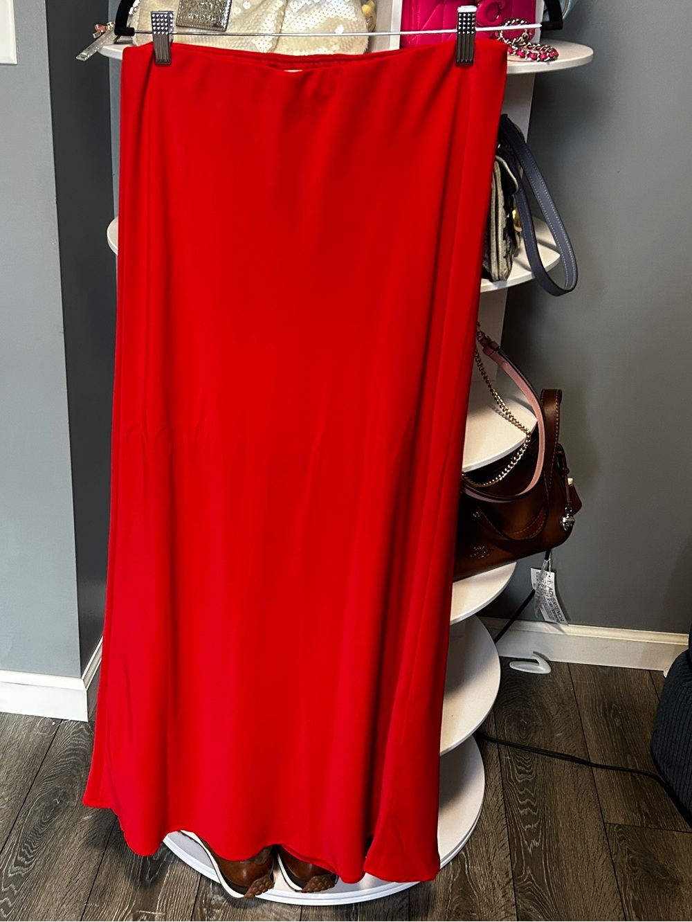 ABERCROMBIE red maxi skirt - Picture 4 of 4